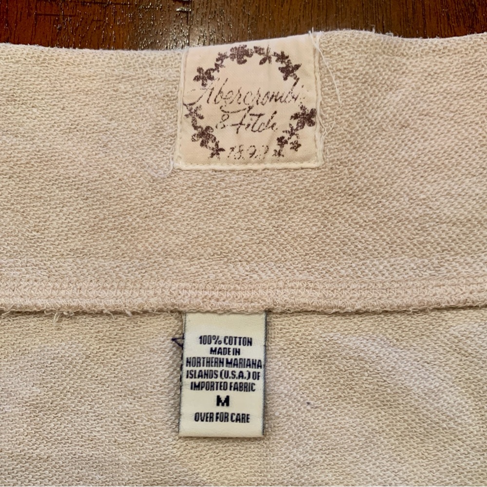 Vintage 2000s Abercrombie & Fitch Cotton Skirt M - Picture 3 of 4